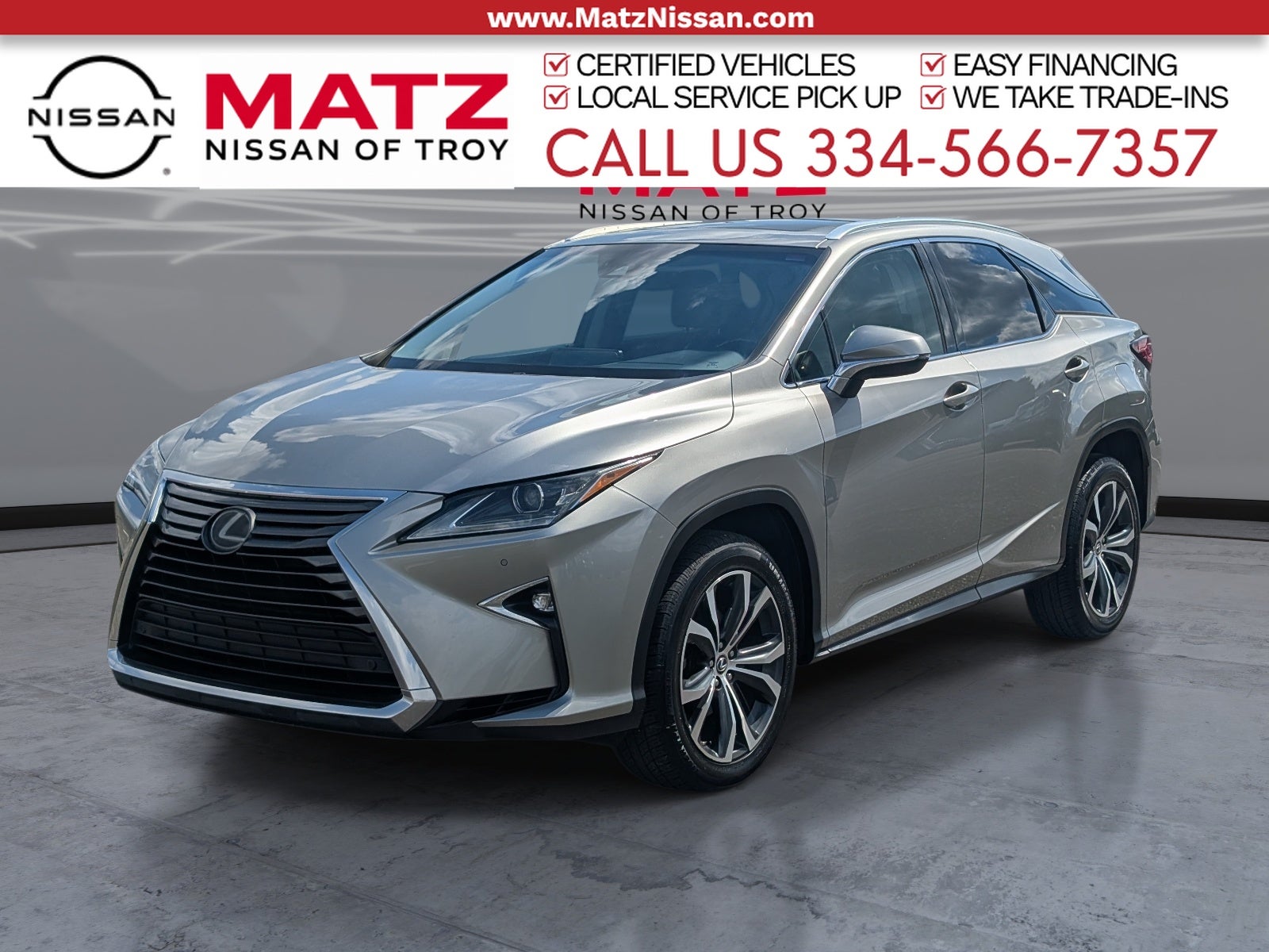 Atomic Silver 2019 Lexus RX SUV / Crossover Front-Wheel Drive 8-Speed Automatic