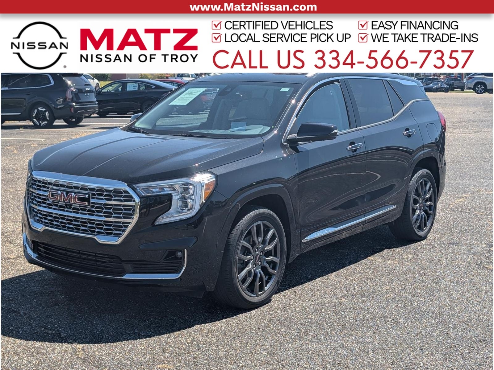 Black (Ebony Twilight Metallic) 2024 GMC Terrain SUV / Crossover All-Wheel Drive 9-Speed Automatic