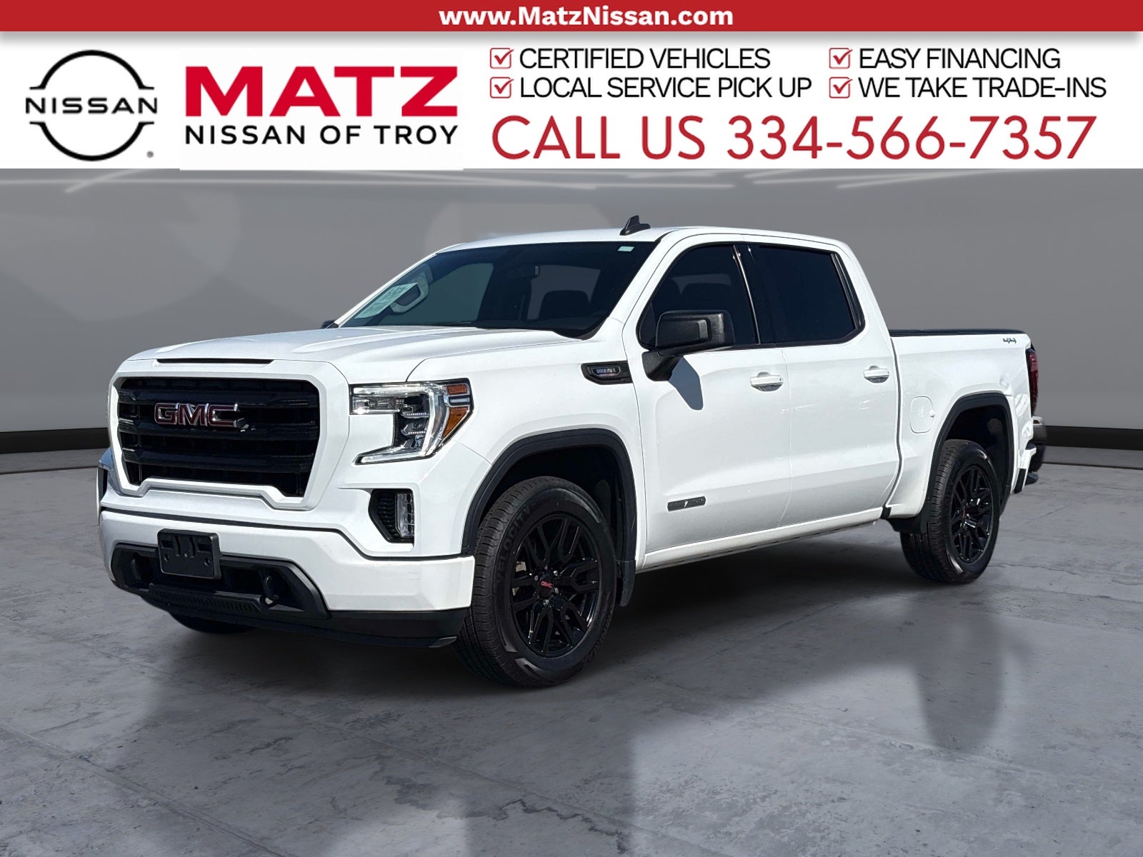 Summit White 2021 GMC Sierra 1500 Pickup Truck Four-Wheel Drive 