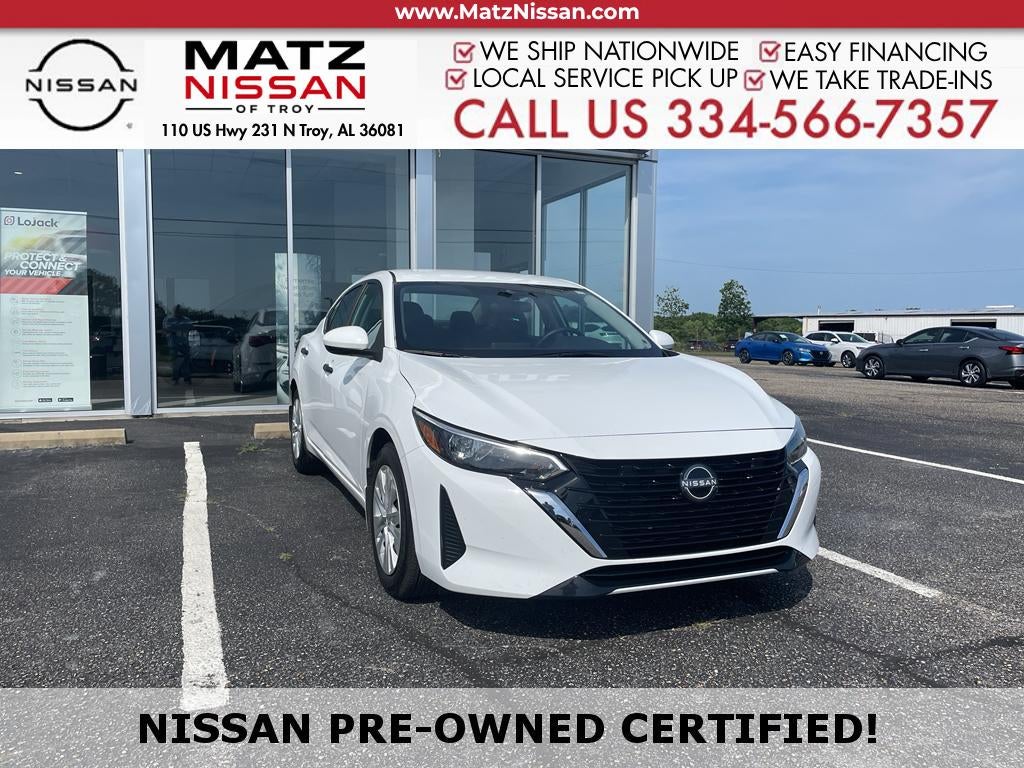 White (Fresh Powder) 2025 Nissan Sentra Sedan Front-Wheel Drive 