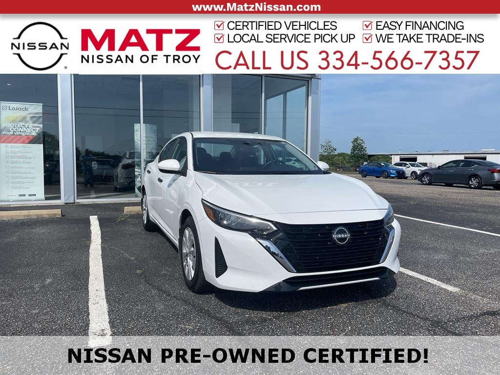White (Fresh Powder) 2025 Nissan Sentra Sedan Front-Wheel Drive 