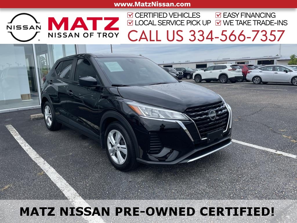 Super Black 2024 Nissan Kicks SUV / Crossover Front-Wheel Drive Continuously Variable Transmission
