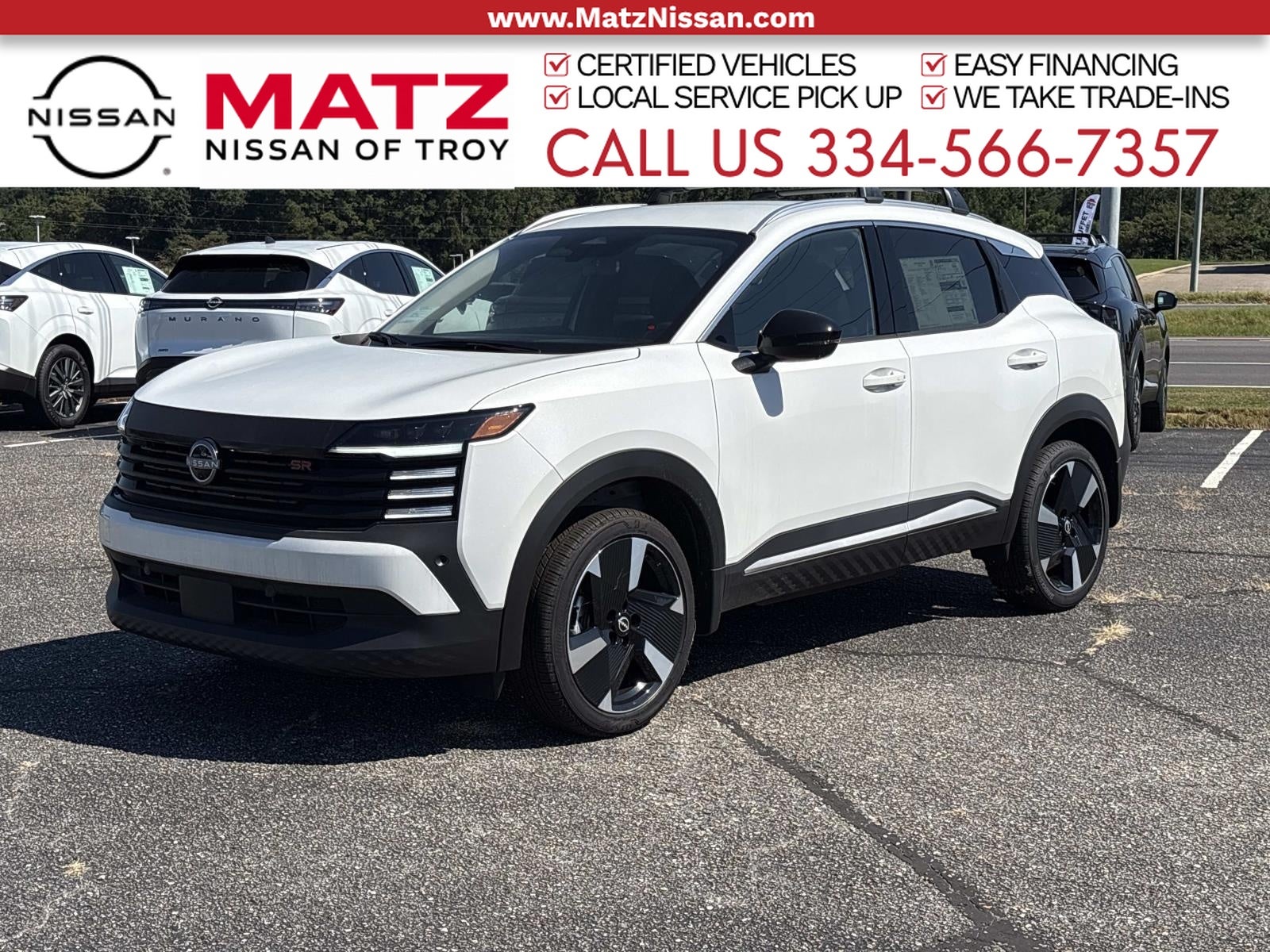 Aspen White Tricoat 2026 Nissan Kicks SUV / Crossover Front-Wheel Drive 