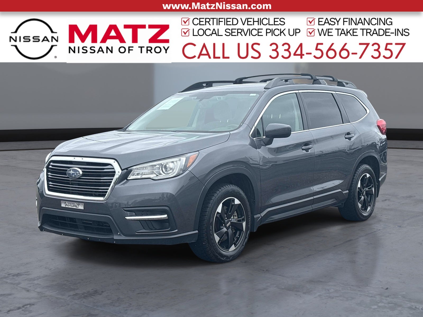 Magnetite Gray Metallic 2021 Subaru Ascent SUV / Crossover All-Wheel Drive 8-Speed CVT