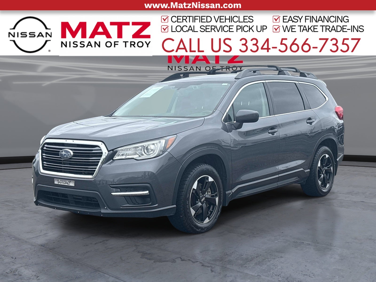 Magnetite Gray Metallic 2021 Subaru Ascent SUV / Crossover All-Wheel Drive 8-Speed CVT