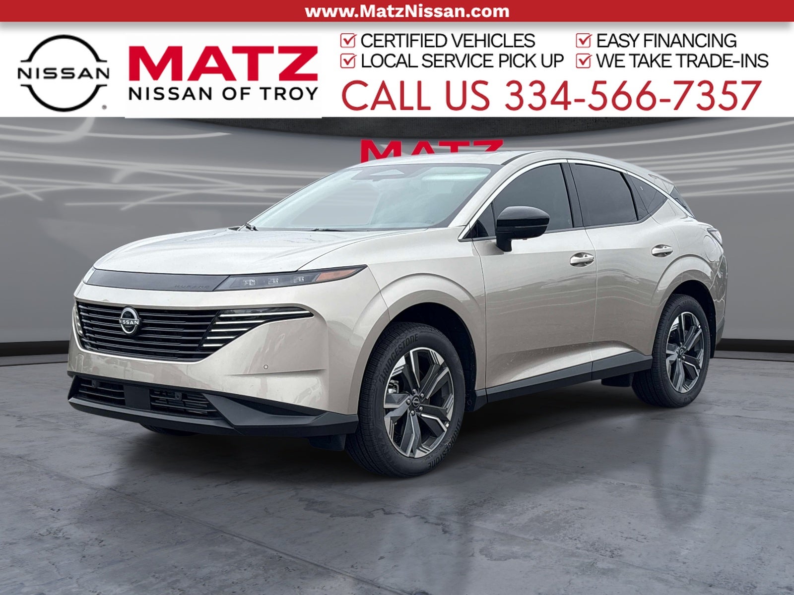 Champagne Silver Metallic 2026 Nissan Murano SUV / Crossover All-Wheel Drive 9-Speed Automatic
