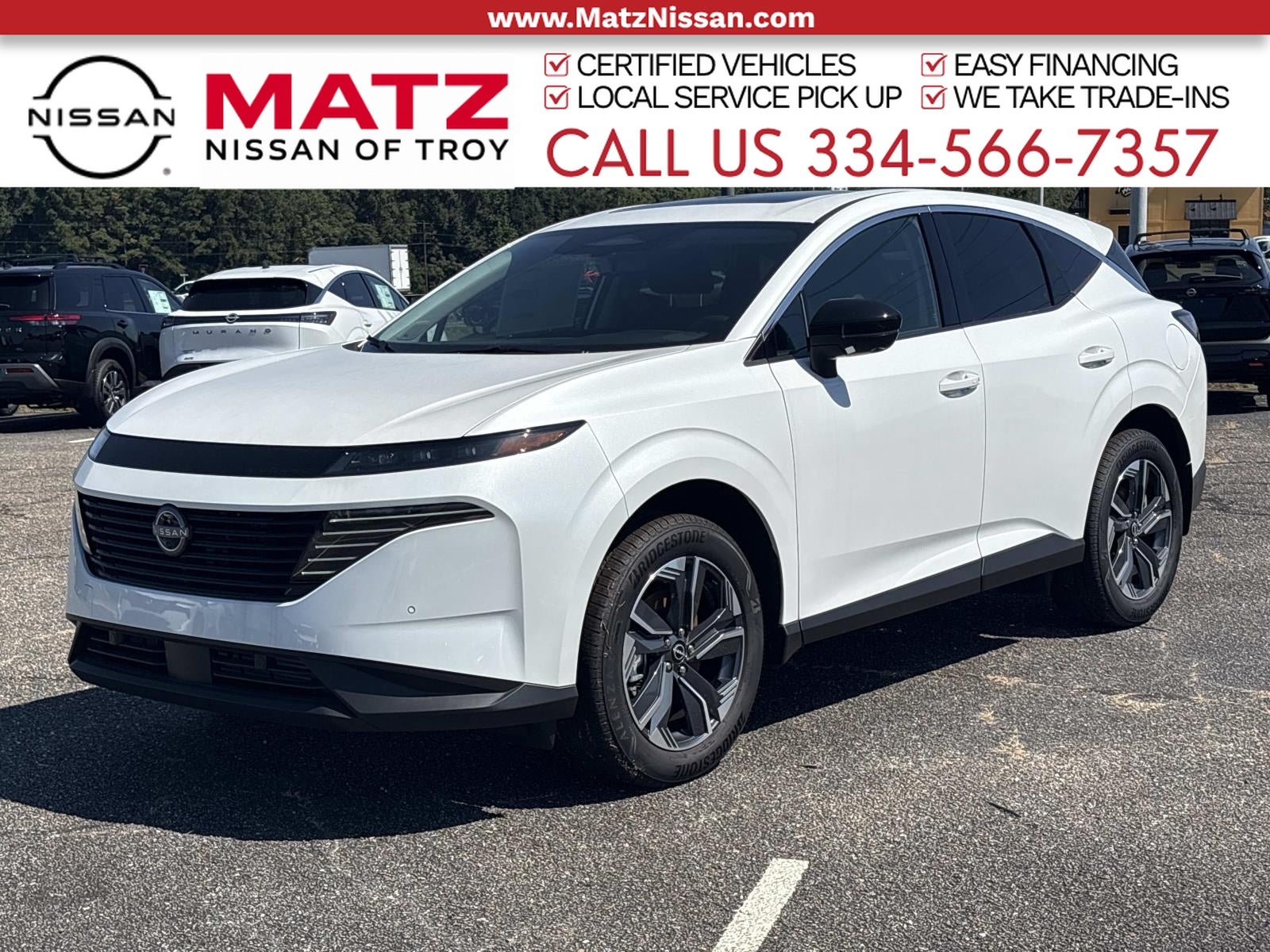 Everest White Pearl Tricoat 2026 Nissan Murano SUV / Crossover All-Wheel Drive 9-Speed Automatic