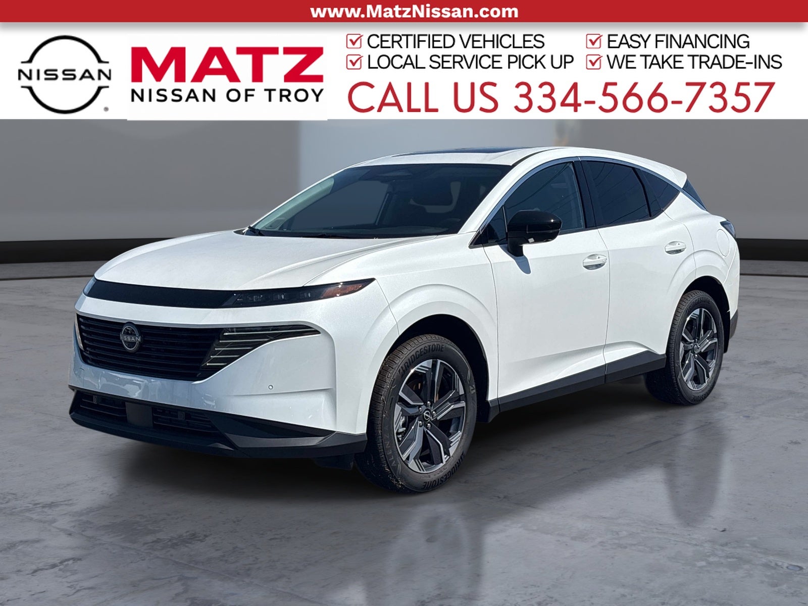 Everest White Pearl Tricoat 2026 Nissan Murano SUV / Crossover All-Wheel Drive 9-Speed Automatic