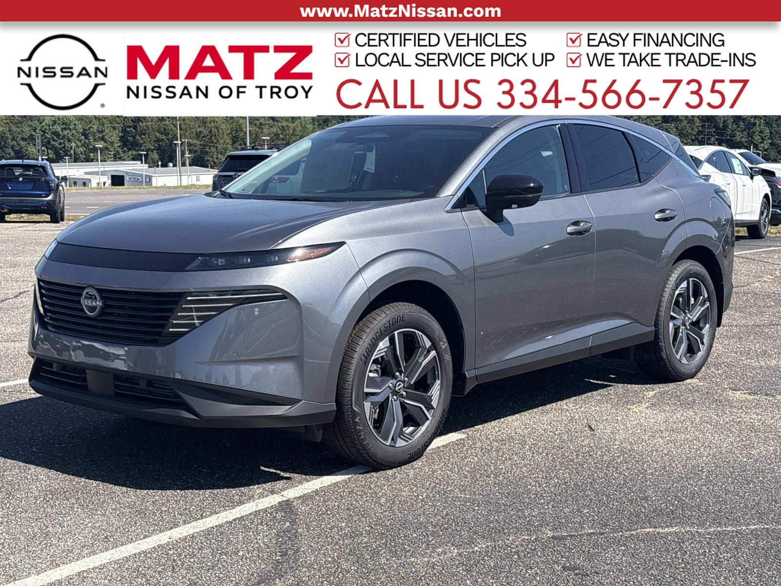 Gray (Gun Metallic) 2026 Nissan Murano SUV / Crossover All-Wheel Drive 9-Speed Automatic
