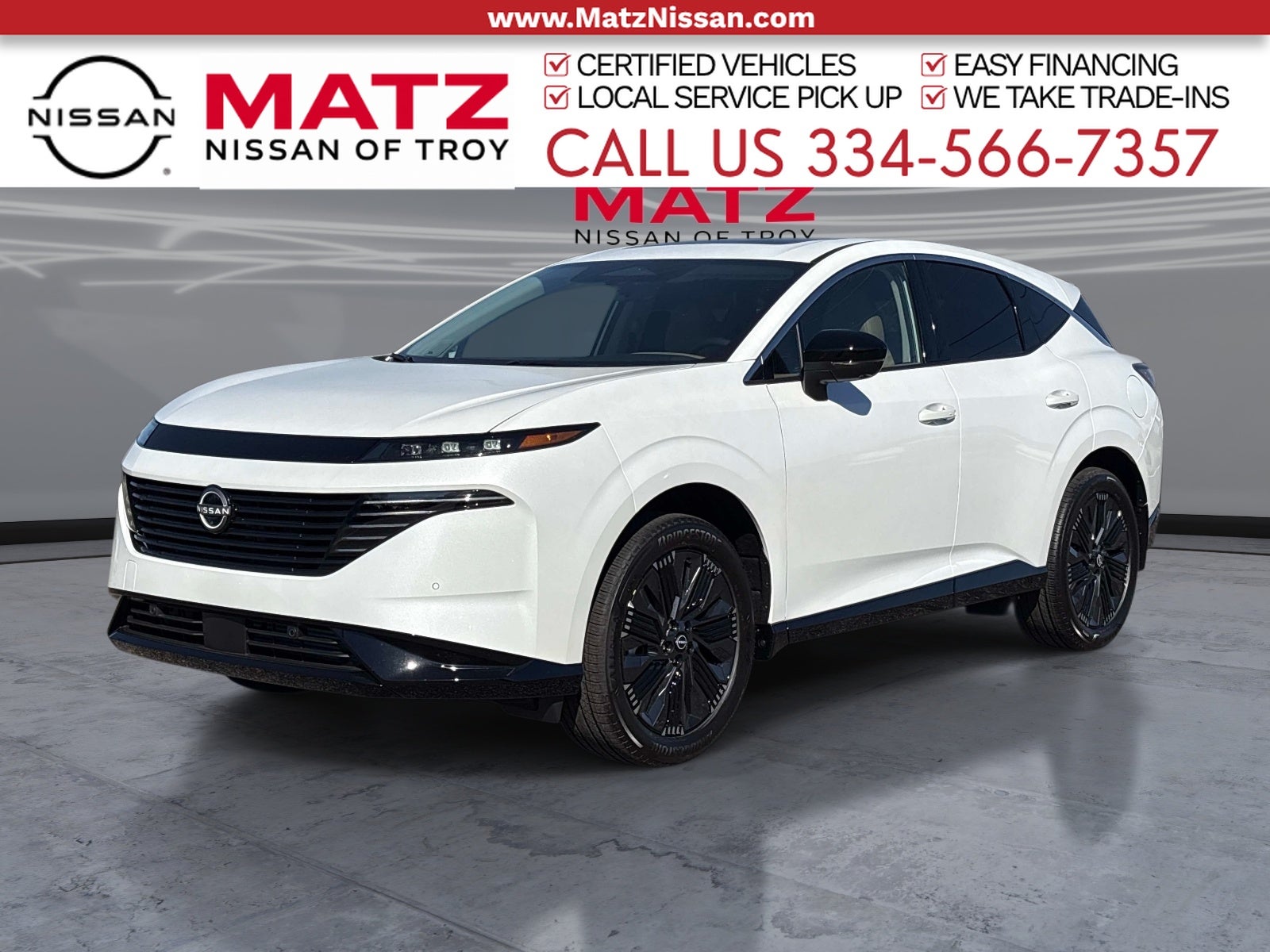 Everest White Pearl Tricoat 2027 Nissan Murano SUV / Crossover All-Wheel Drive 9-Speed Automatic