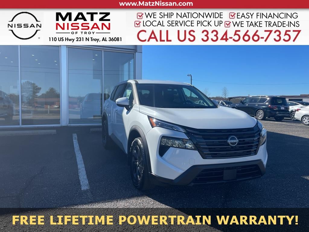 Everest White Pearl Tricoat 2026 Nissan Rogue SUV / Crossover Front-Wheel Drive Continuously Variable Transmission