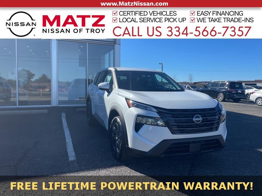 Everest White Pearl Tricoat 2026 Nissan Rogue SUV / Crossover Front-Wheel Drive Continuously Variable Transmission