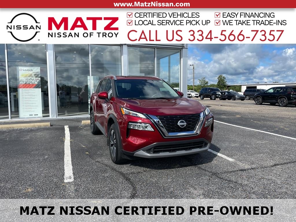 Red (Scarlet Ember Tintcoat) 2023 Nissan Rogue SUV / Crossover Front-Wheel Drive Continuously Variable Transmission