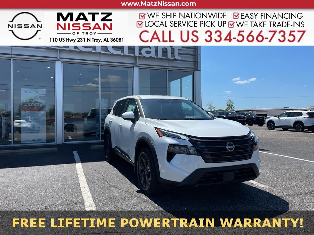 Everest White Pearl Tricoat 2026 Nissan Rogue SUV / Crossover Front-Wheel Drive Continuously Variable Transmission