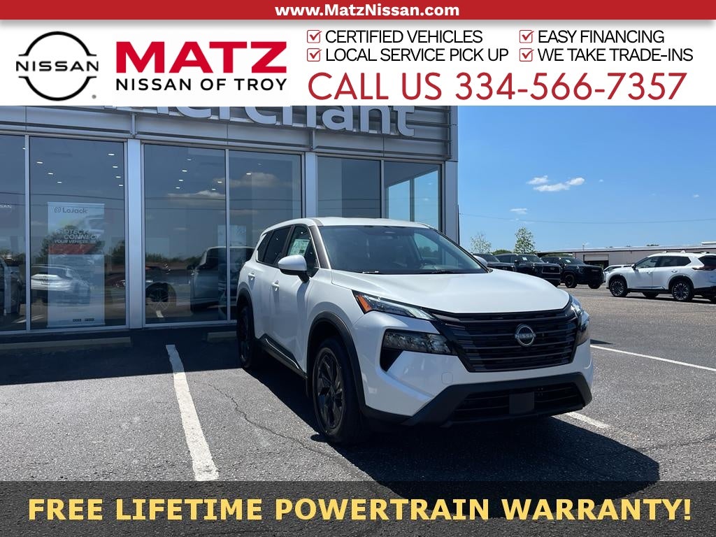 Everest White Pearl Tricoat 2026 Nissan Rogue SUV / Crossover Front-Wheel Drive Continuously Variable Transmission