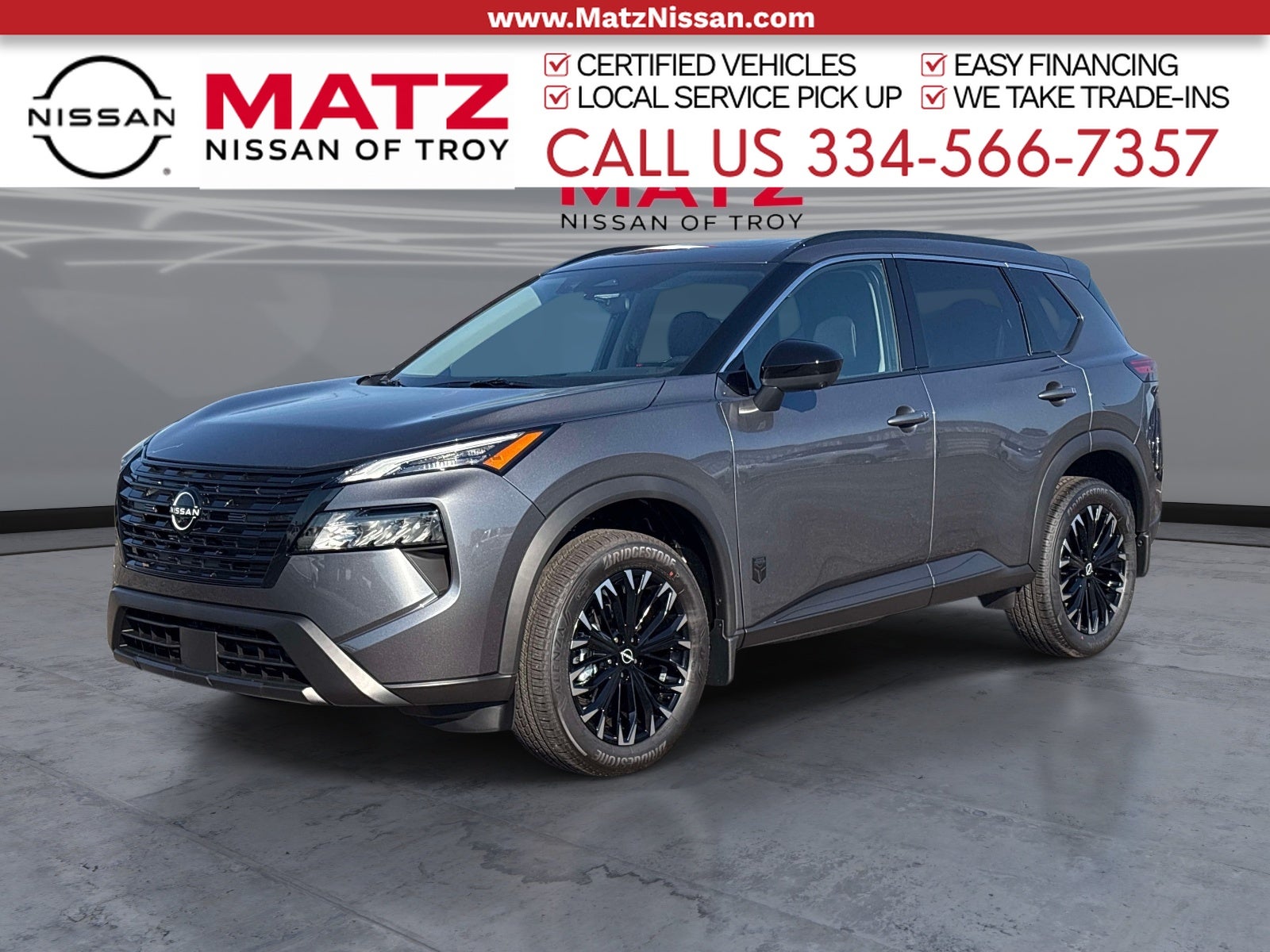 Gray (Gun Metallic) 2027 Nissan Rogue SUV / Crossover Front-Wheel Drive Continuously Variable Transmission