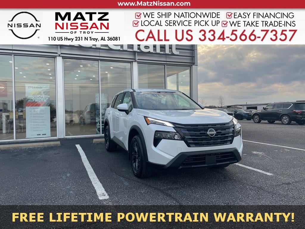 Everest White Pearl Tricoat 2026 Nissan Rogue SUV / Crossover Front-Wheel Drive Continuously Variable Transmission