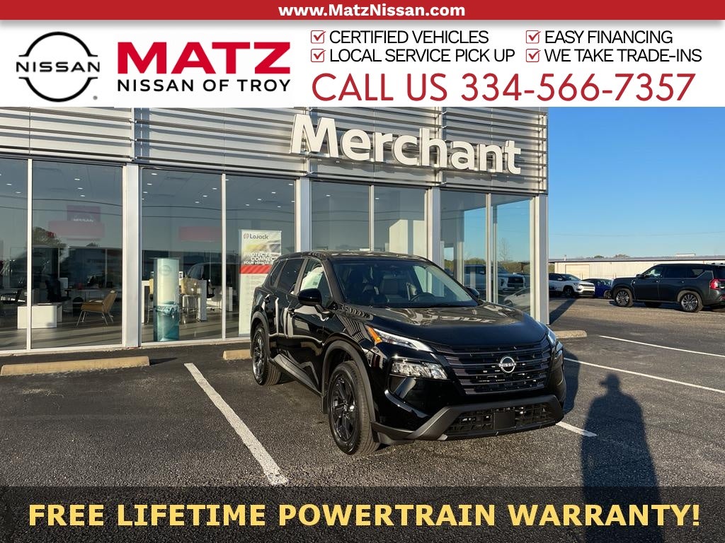 Super Black 2026 Nissan Rogue SUV / Crossover Front-Wheel Drive Continuously Variable Transmission
