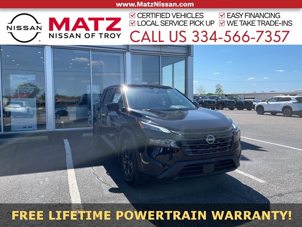 Super Black 2026 Nissan Rogue SUV / Crossover Front-Wheel Drive Continuously Variable Transmission