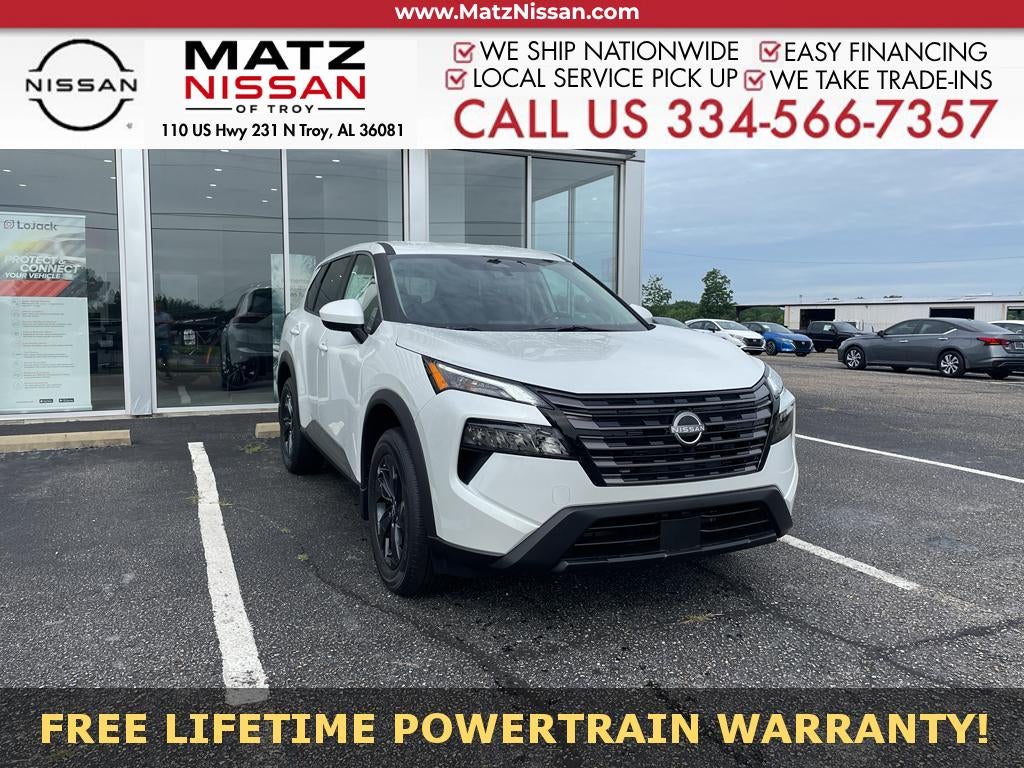 Everest White Pearl Tricoat 2026 Nissan Rogue SUV / Crossover Front-Wheel Drive Continuously Variable Transmission
