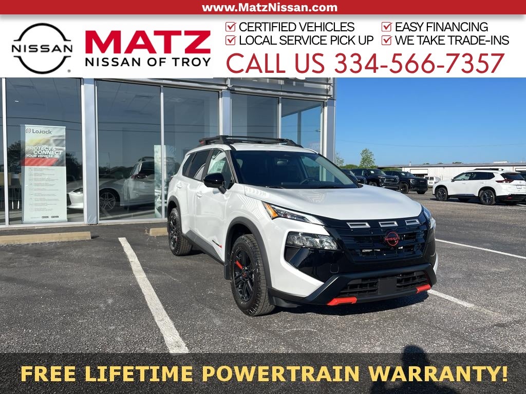 Everest White Pearl Tricoat 2026 Nissan Rogue SUV / Crossover All-Wheel Drive Continuously Variable Transmission