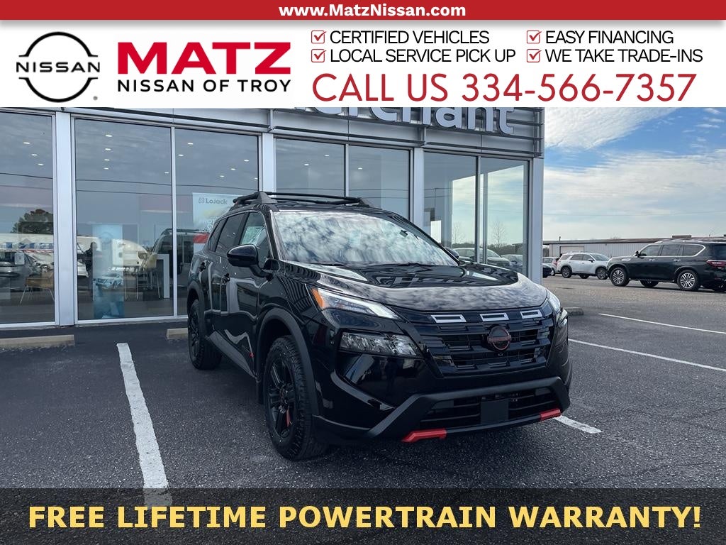 Super Black 2026 Nissan Rogue SUV / Crossover All-Wheel Drive Continuously Variable Transmission