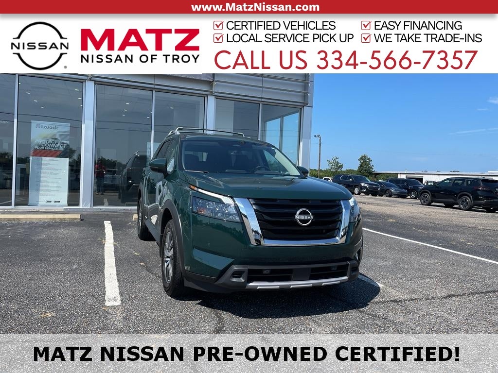 Black (Obsidian Green Pearl) 2025 Nissan Pathfinder SUV / Crossover Front-Wheel Drive 9-Speed Automatic
