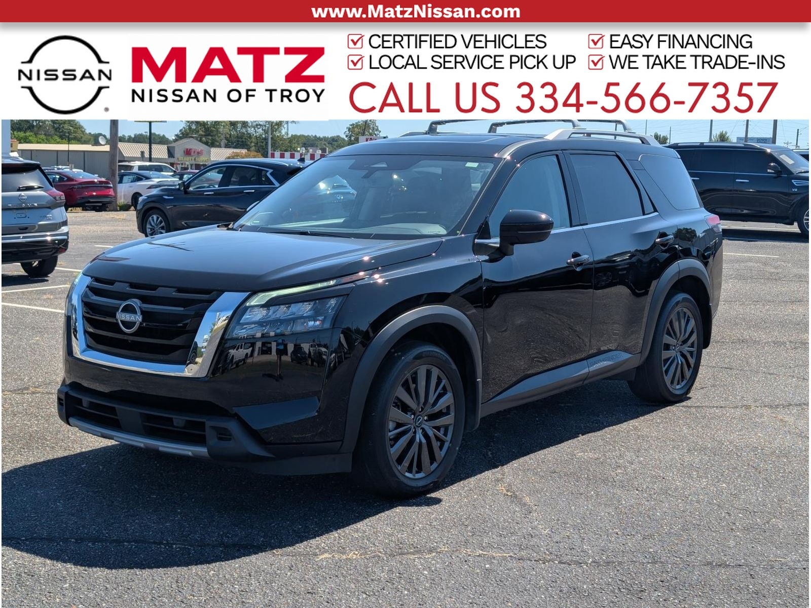Super Black 2025 Nissan Pathfinder SUV / Crossover All-Wheel Drive 9-Speed Automatic