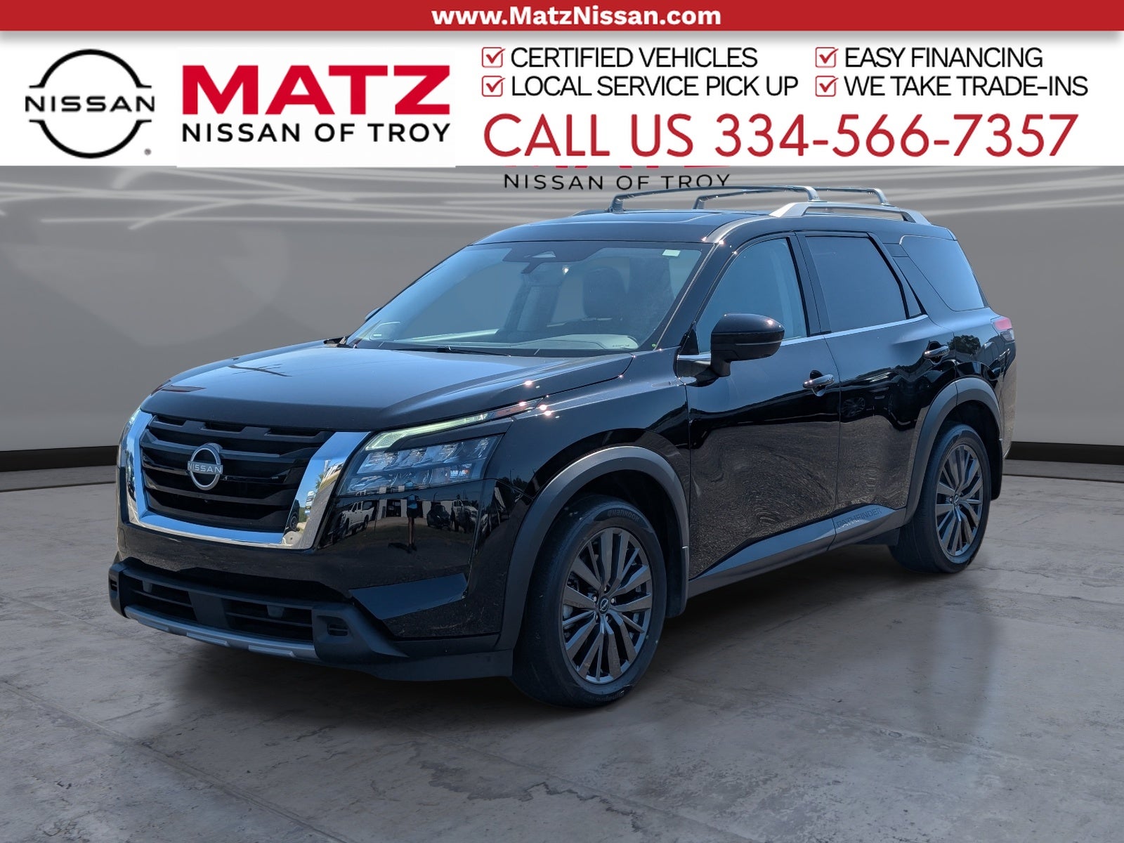Super Black 2025 Nissan Pathfinder SUV / Crossover All-Wheel Drive 9-Speed Automatic