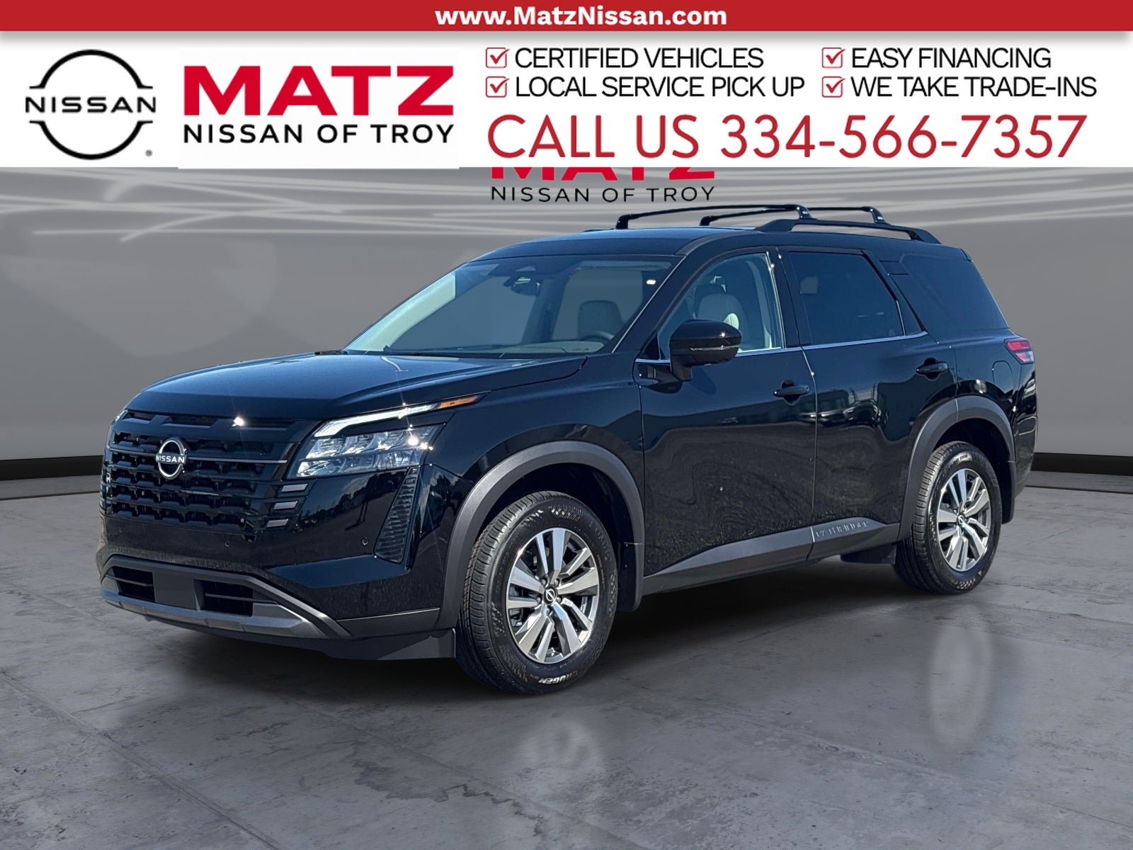 Super Black 2026 Nissan Pathfinder SUV / Crossover Front-Wheel Drive 9-Speed Automatic