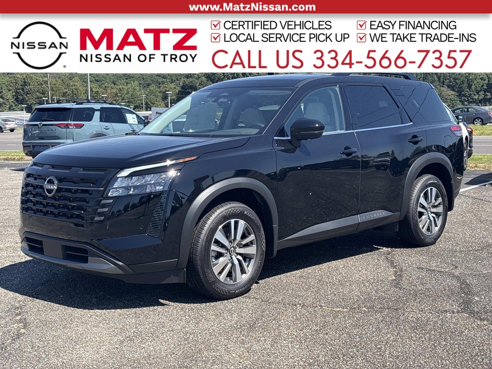 Super Black 2026 Nissan Pathfinder SUV / Crossover Front-Wheel Drive 9-Speed Automatic