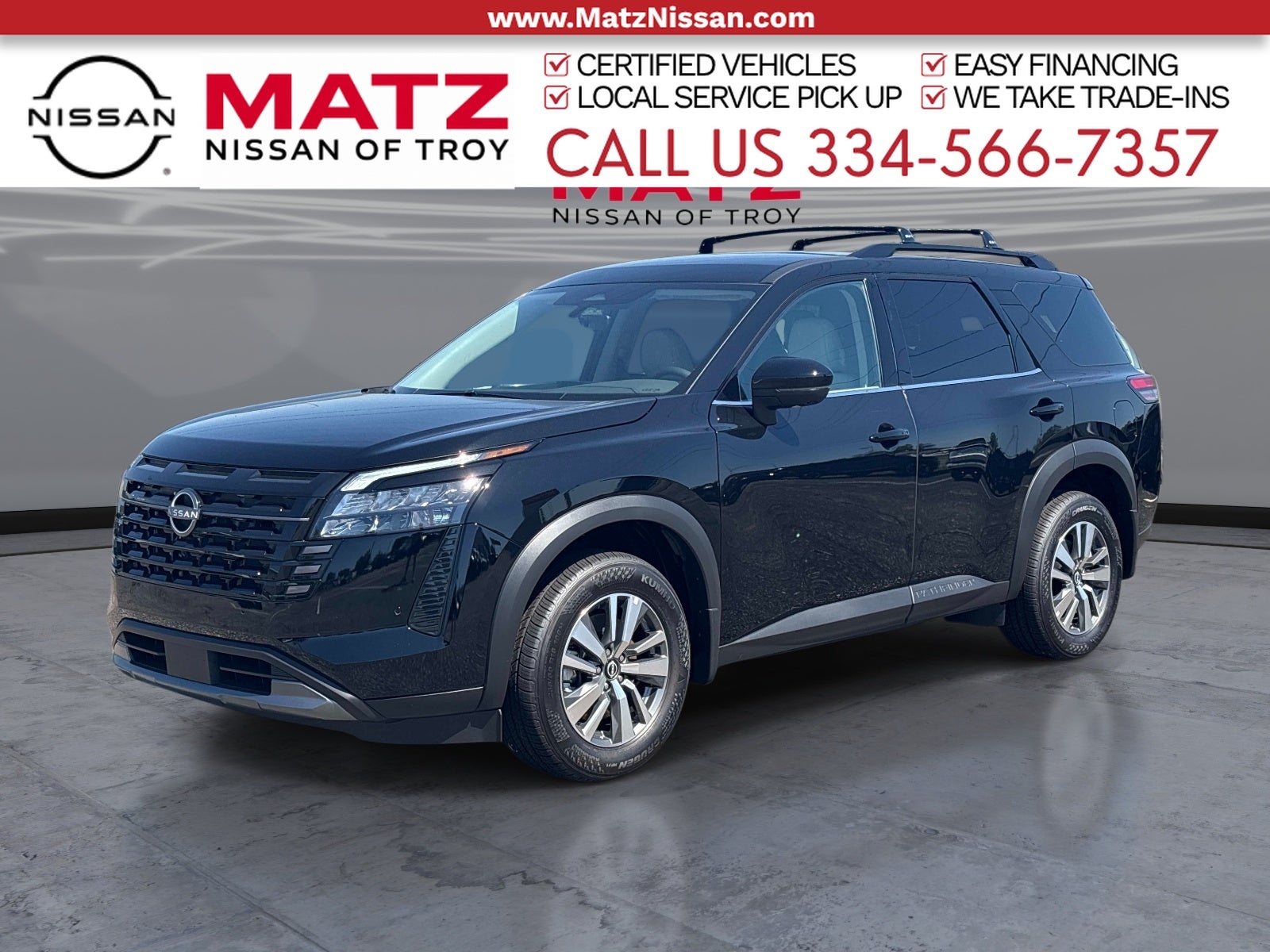 Super Black 2026 Nissan Pathfinder SUV / Crossover Front-Wheel Drive 9-Speed Automatic