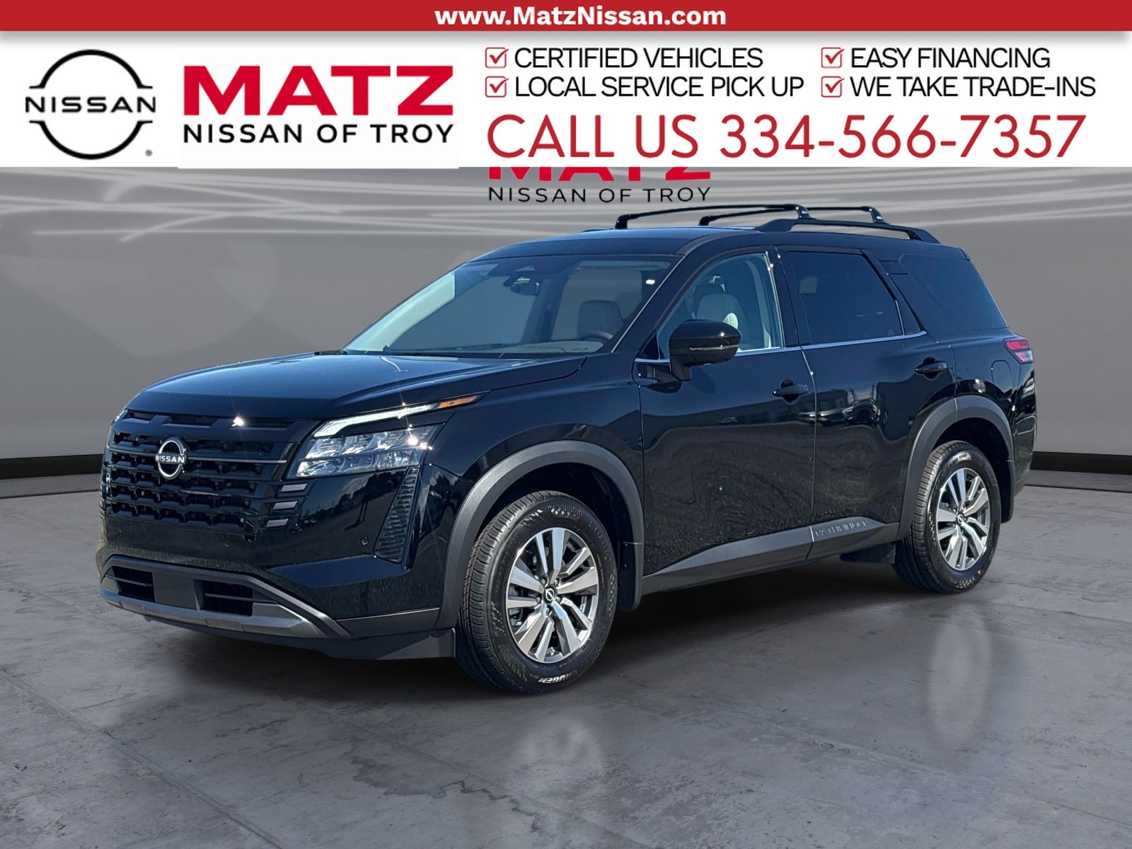 Super Black 2026 Nissan Pathfinder SUV / Crossover Front-Wheel Drive 9-Speed Automatic