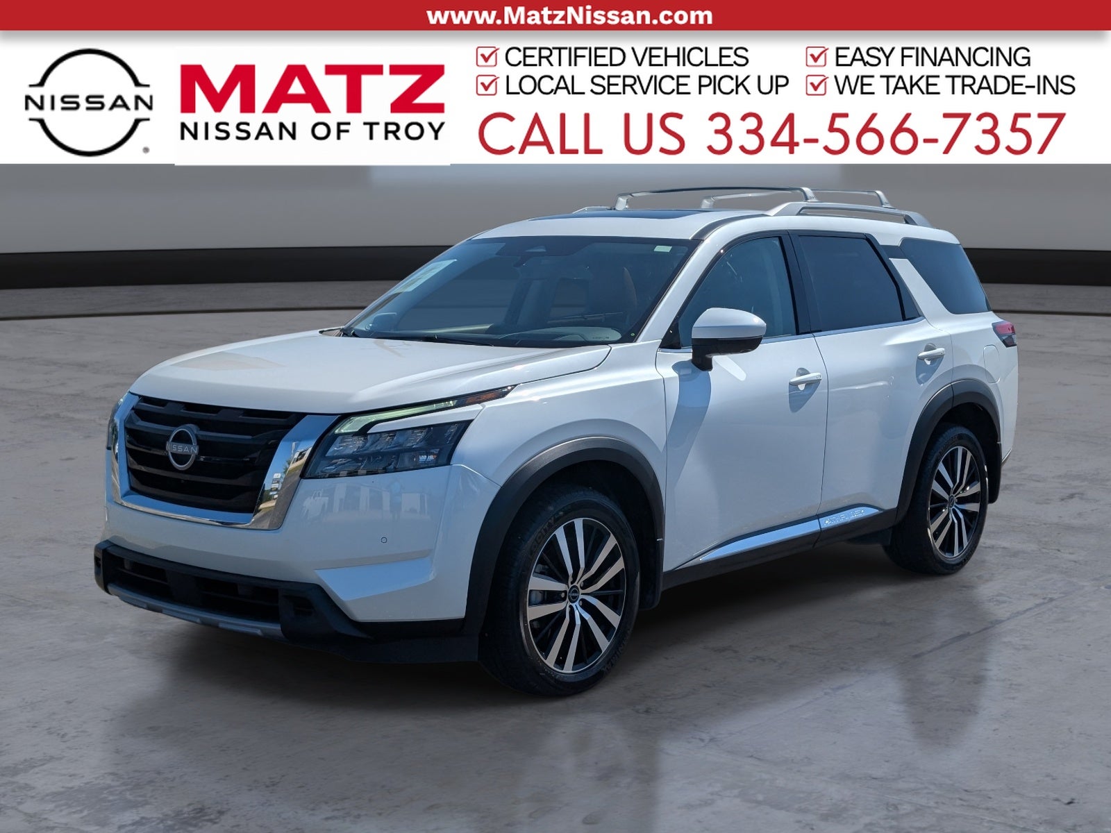 Everest White Pearl Tricoat 2025 Nissan Pathfinder SUV / Crossover Front-Wheel Drive 9-Speed Automatic