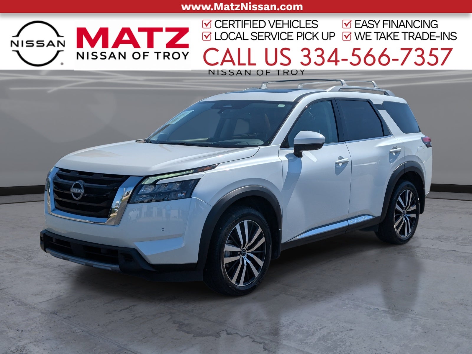 Everest White Pearl Tricoat 2025 Nissan Pathfinder SUV / Crossover Front-Wheel Drive 9-Speed Automatic