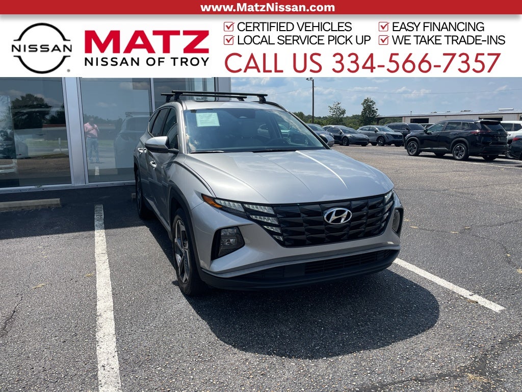 Shimmering Silver 2024 Hyundai Tucson SUV / Crossover Front-Wheel Drive 8-Speed Automatic