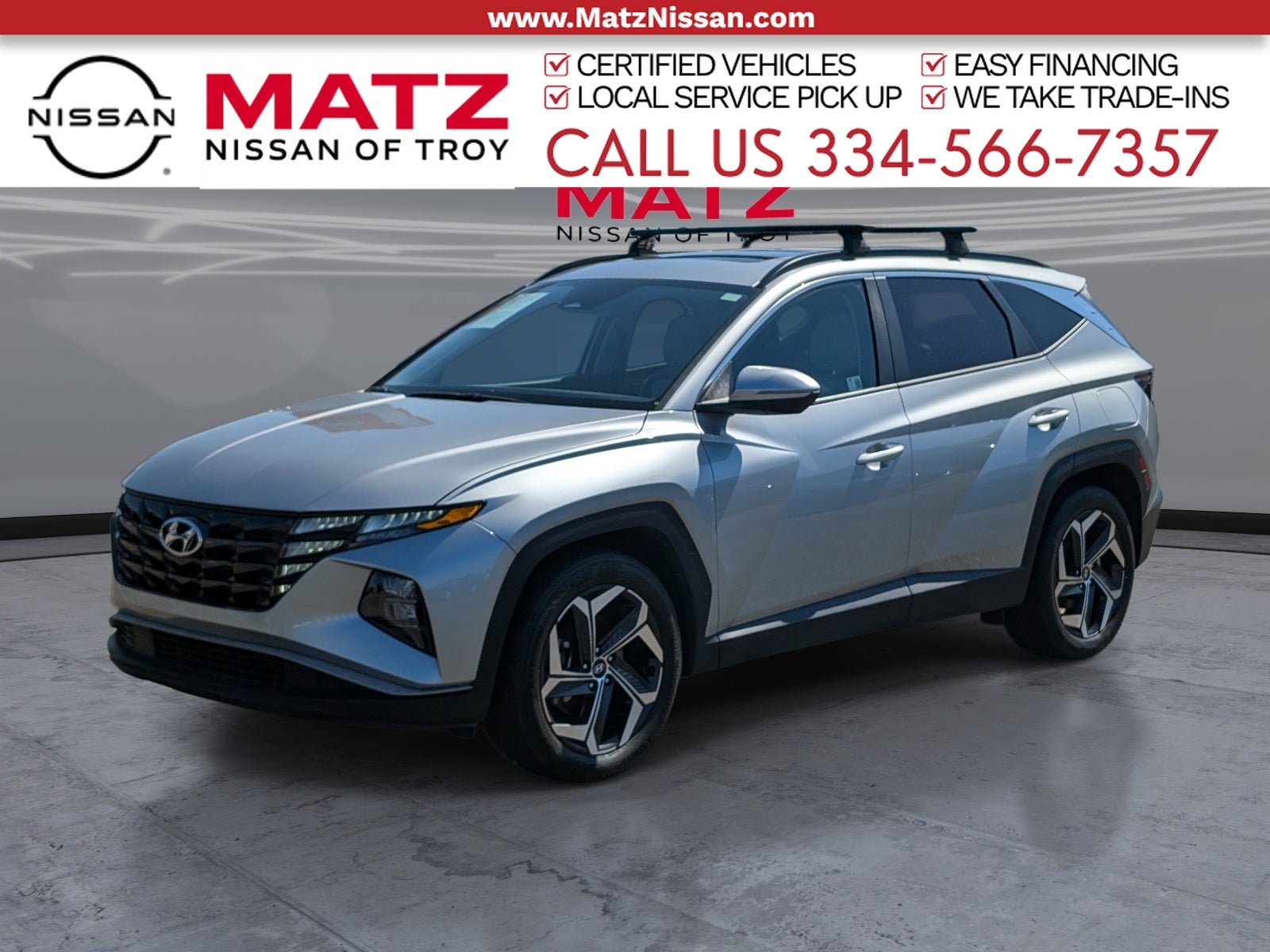 Shimmering Silver 2024 Hyundai Tucson SUV / Crossover Front-Wheel Drive 8-Speed Automatic