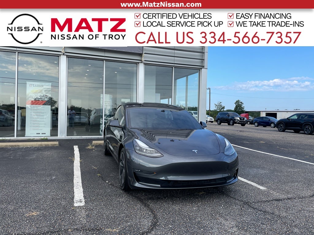 Gray 2023 Tesla Model 3 Sedan All-Wheel Drive Automatic