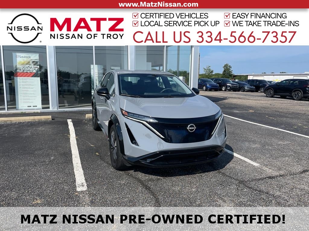 Boulder Gray Pearl 2024 Nissan Ariya SUV / Crossover Front-Wheel Drive Automatic
