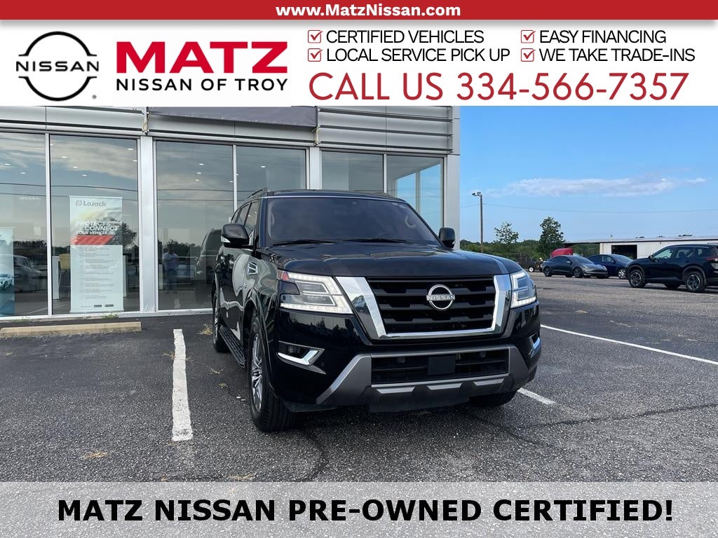 Super Black 2022 Nissan Armada SUV / Crossover 4X2 7-Speed Automatic