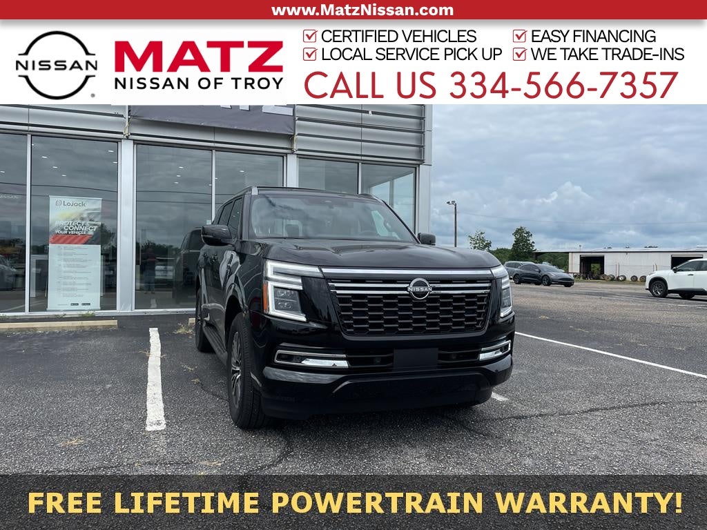 Super Black 2026 Nissan Armada SUV / Crossover Four-Wheel Drive 9-Speed Automatic