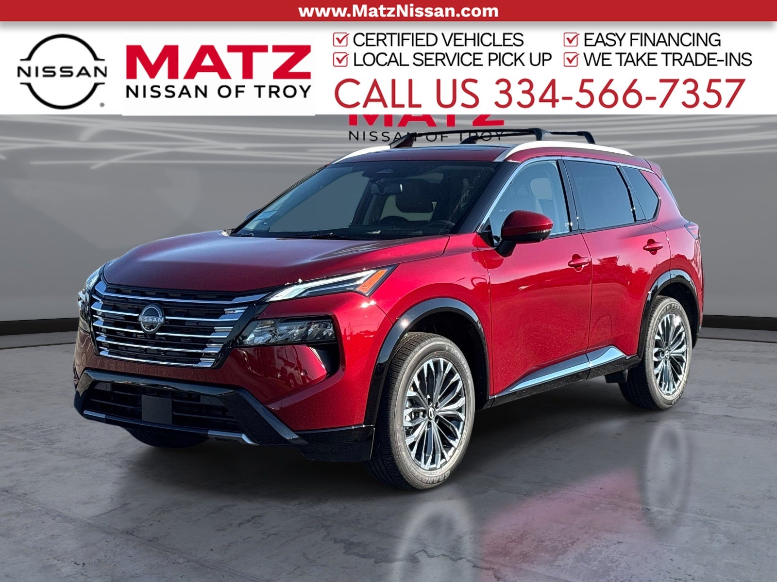 Red (Scarlet Ember Tintcoat) 2026 Nissan Rogue SUV / Crossover All-Wheel Drive Continuously Variable Transmission