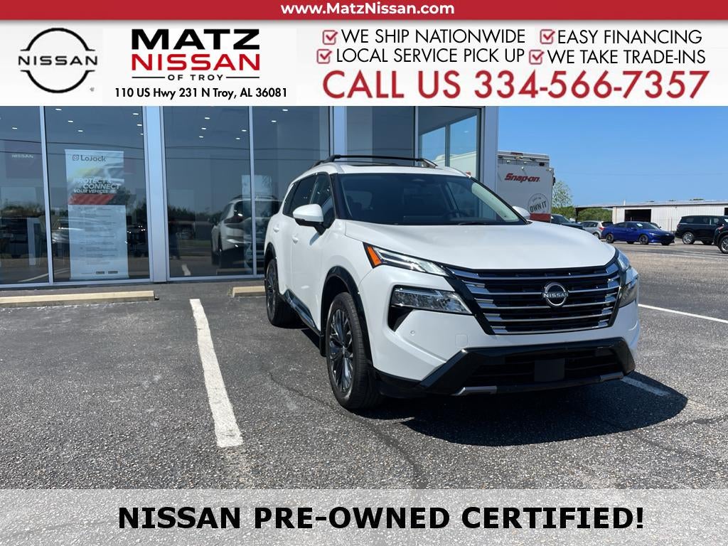 Everest White Pearl 2025 Nissan Rogue SUV / Crossover All-Wheel Drive Continuously Variable Transmission