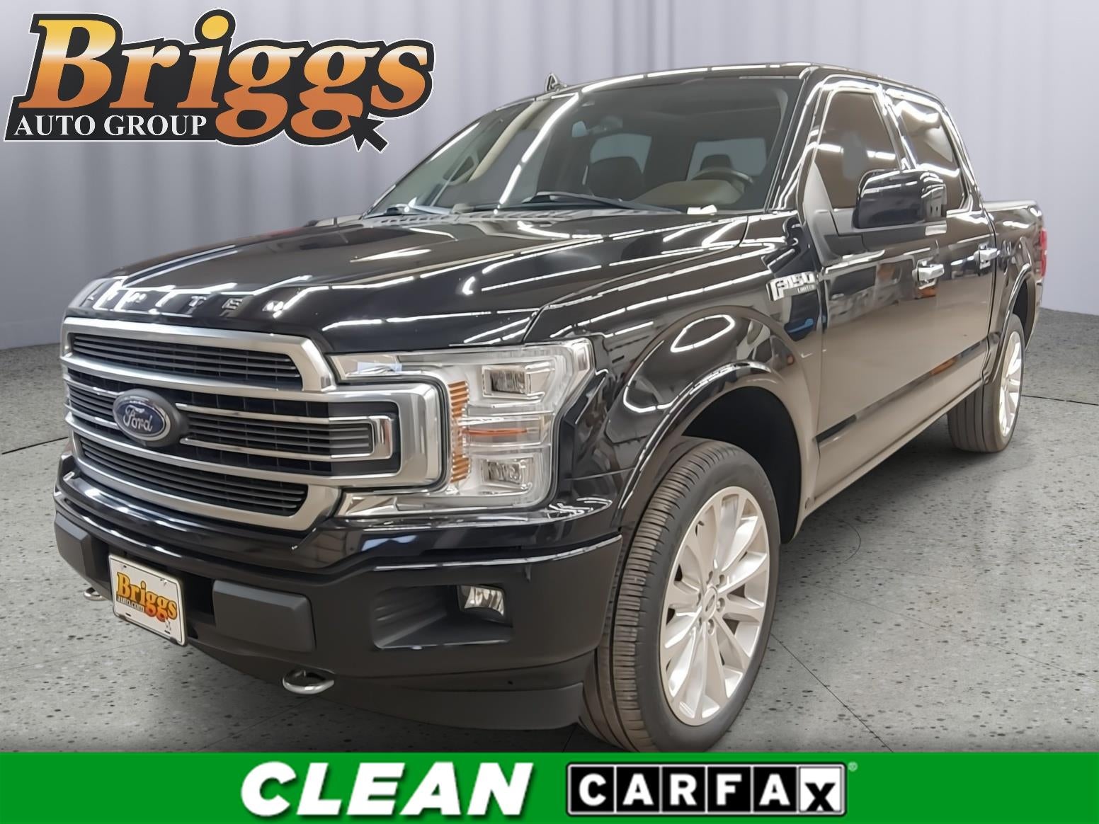 Agate Black Metallic 2020 Ford F-150 Limited SuperCrew 4WD Pickup Truck Four-Wheel Drive Automatic