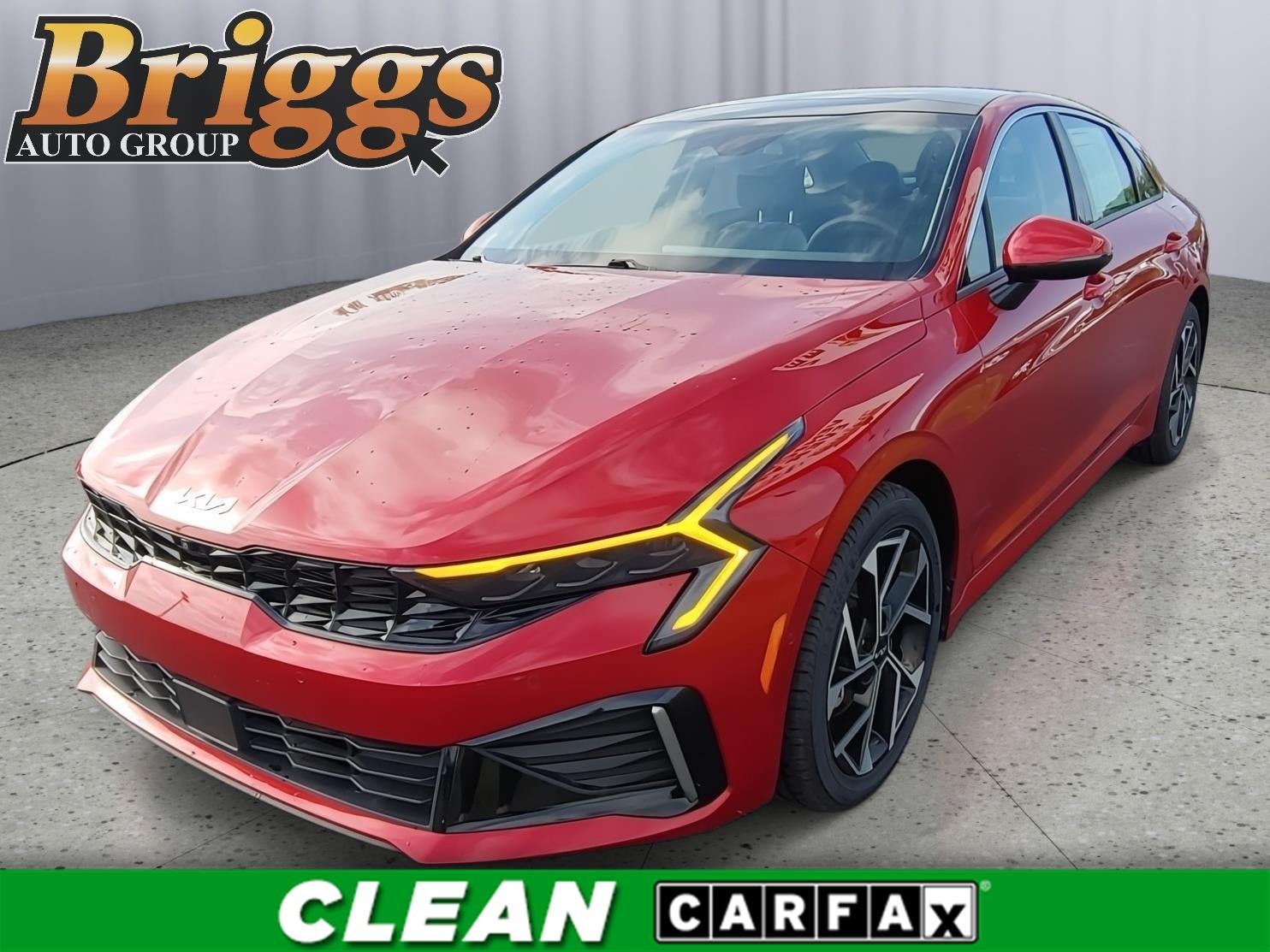 Runway Red 2025 Kia K5 EX FWD Sedan Front-Wheel Drive Automatic