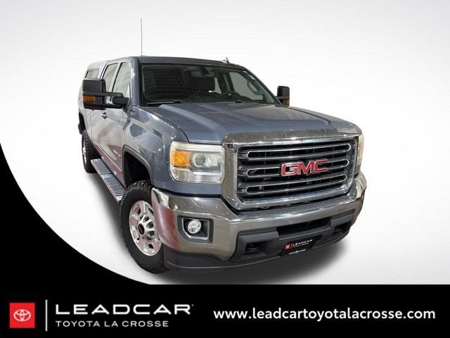 Light Steel Gray Metallic 2015 GMC Sierra 2500HD Pickup Truck Four-Wheel Drive Automatic