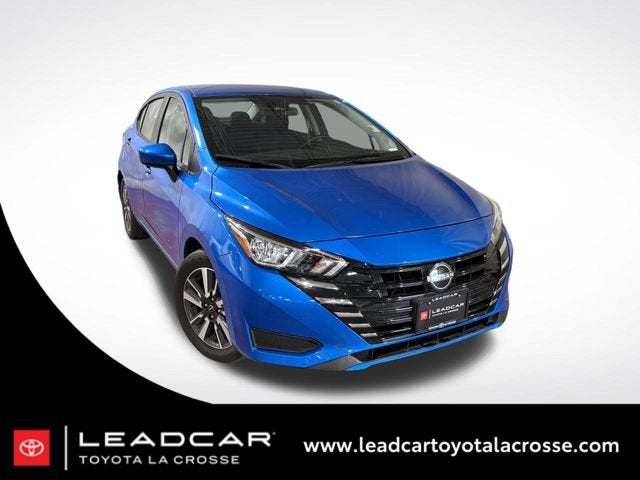 Electric Blue Metallic 2024 Nissan Versa Sedan Front-Wheel Drive Continuously Variable Transmission