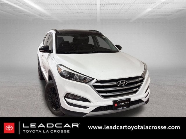 Dazzling White 2017 Hyundai Tucson SUV / Crossover All-Wheel Drive Automatic
