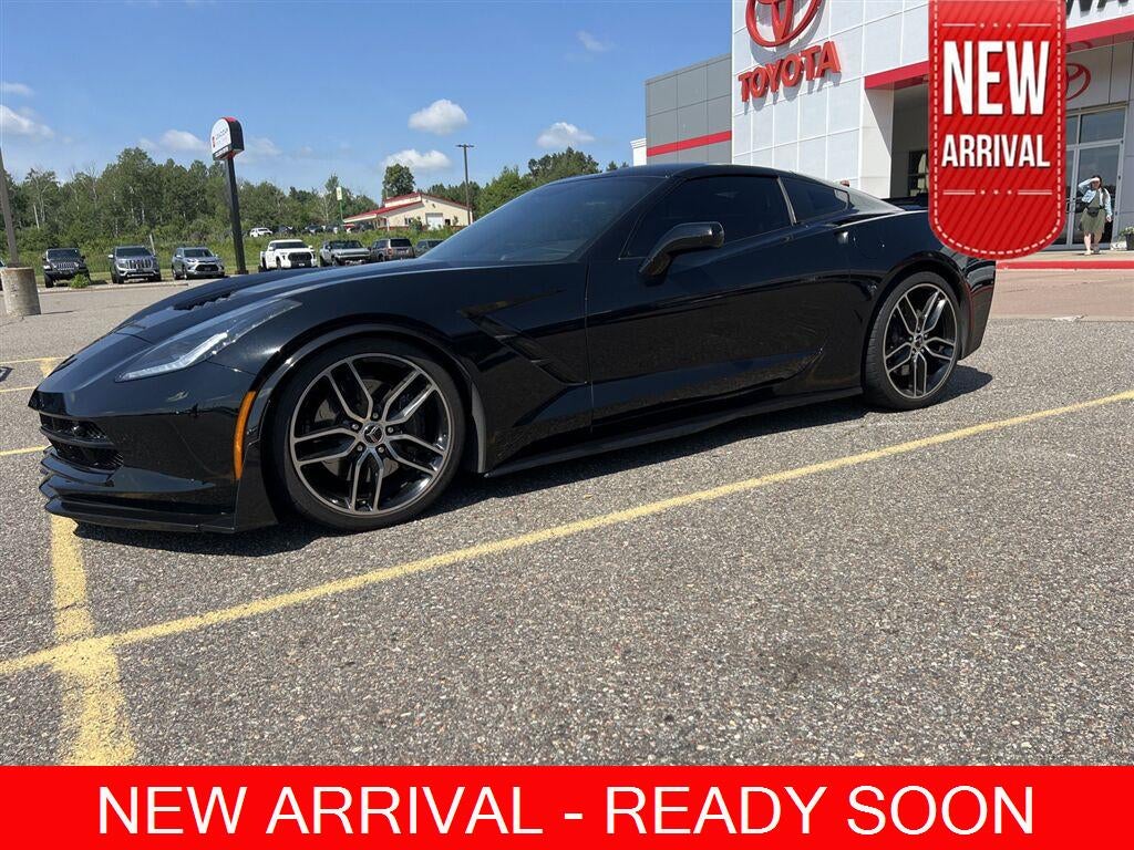 Black 2017 Chevrolet Corvette Coupe Rear-Wheel Drive 7-Speed Manual