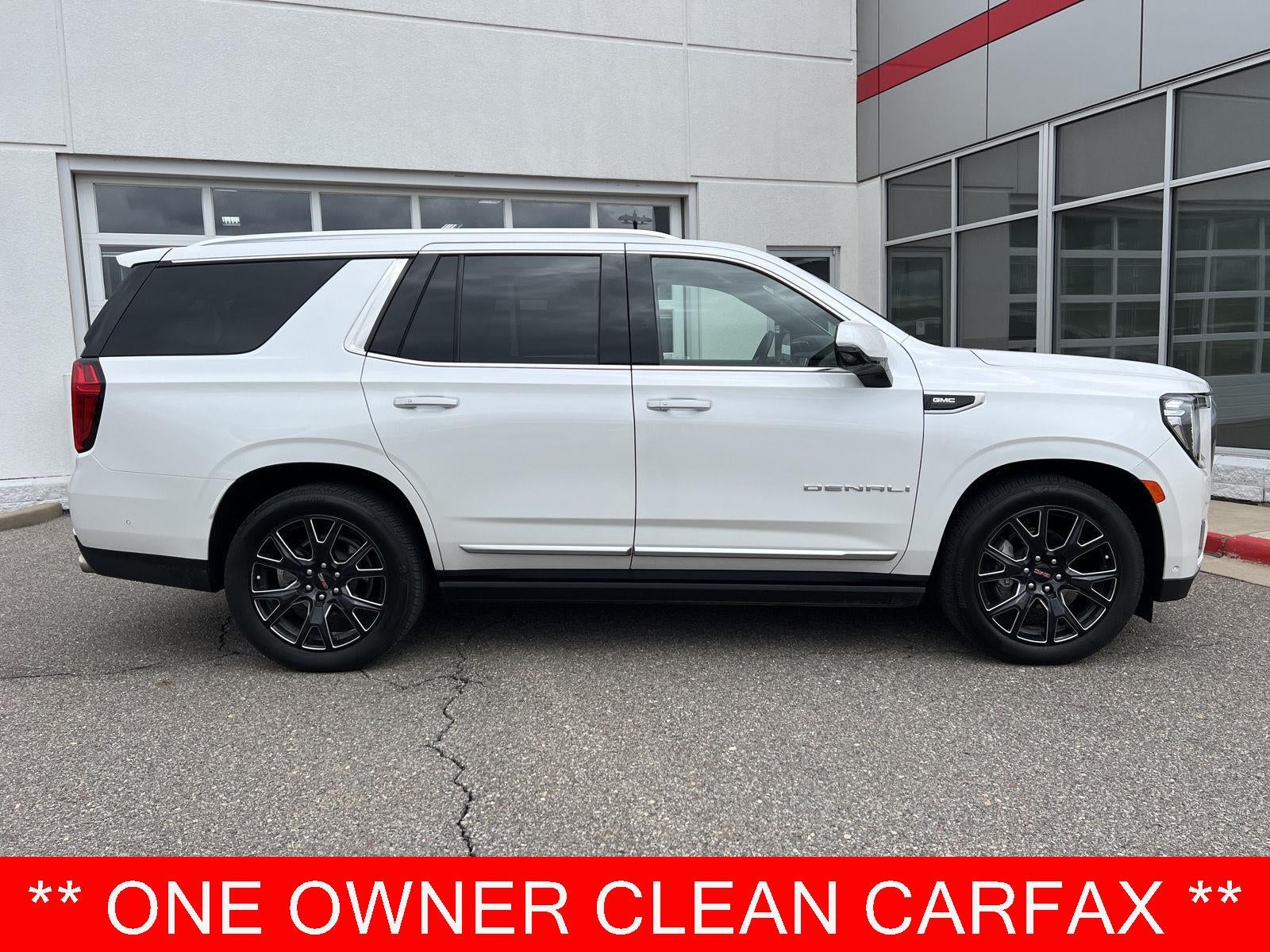 White Frost Tricoat 2024 GMC Yukon Denali 4WD SUV / Crossover Four-Wheel Drive Automatic